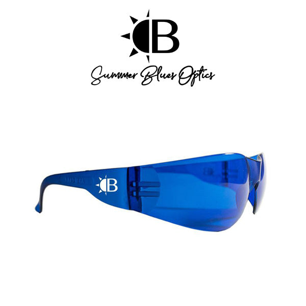 SUMMER BLUE OPTICS UV SAFETY HPS GLASSES